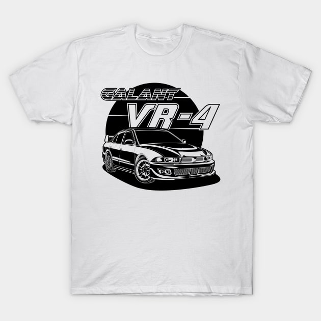 Galant VR-4 (Black Print) T-Shirt by WINdesign